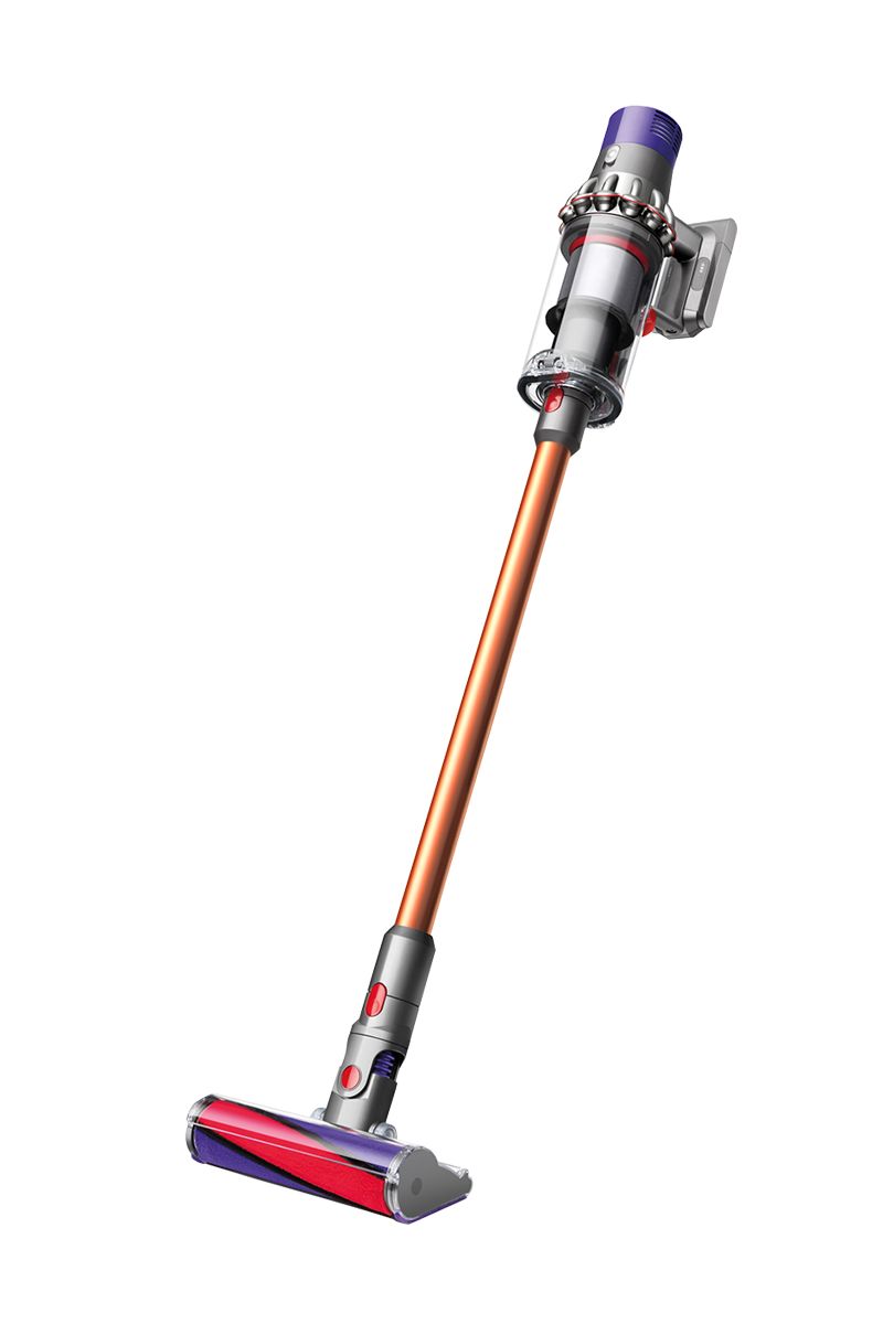 Dyson Cyclone V10 Absolute Nickel/Copper manufacturer product image with a copper wand and Motorbar head