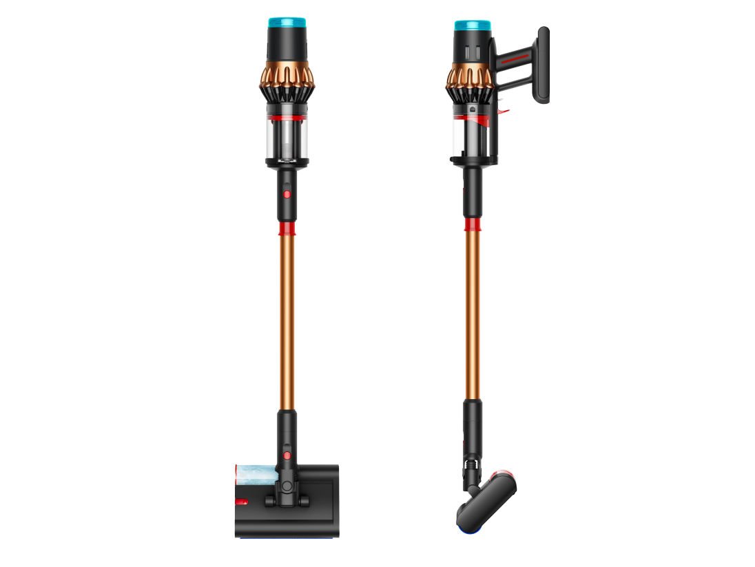 Dyson V16 Piston Animal Submarine exact US manufacturer render showing its wet roller head