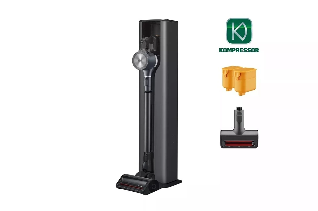 LG A937KGMS manufacturer image with charging stand and factory battery illustrations