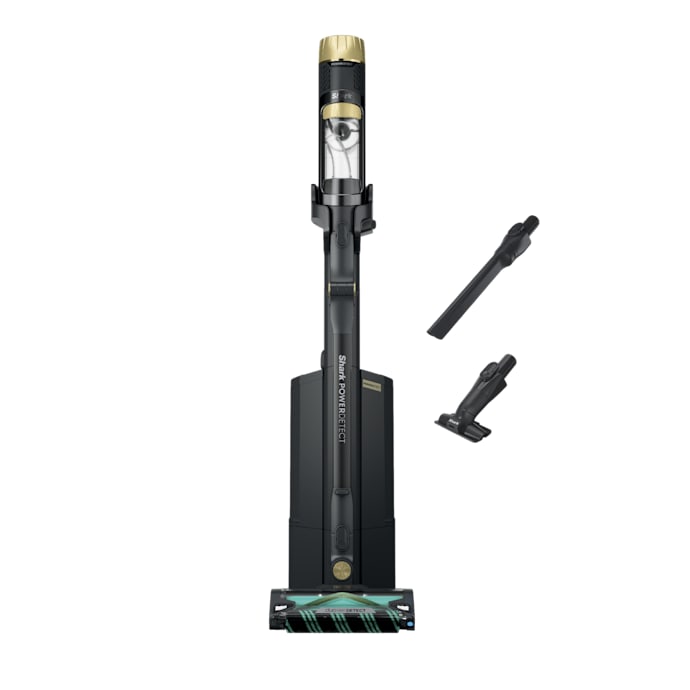 SharkNinja manufacturer studio rendering of Shark IP3256 PowerDetect Reveal Clean & Empty in Charcoal/French Gold