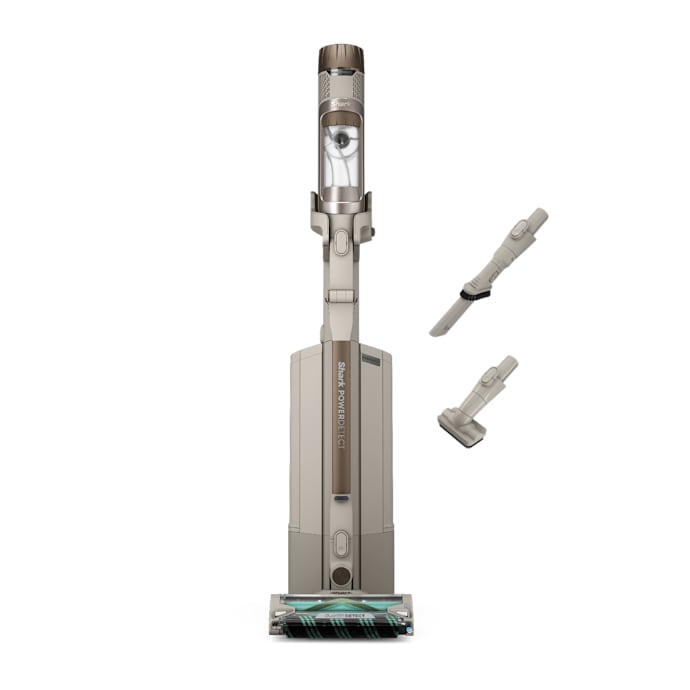 SharkNinja manufacturer studio rendering of Shark IP3266 PowerDetect Reveal Clean & Empty in Travertine