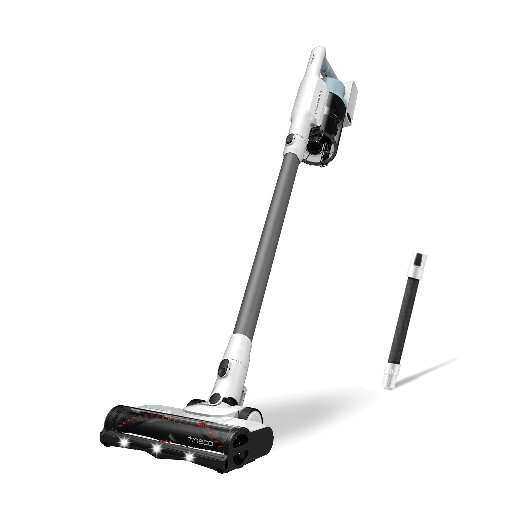 Tineco GO 205 stick vacuum with LED Multi-Tasker floor head and separate extension hose